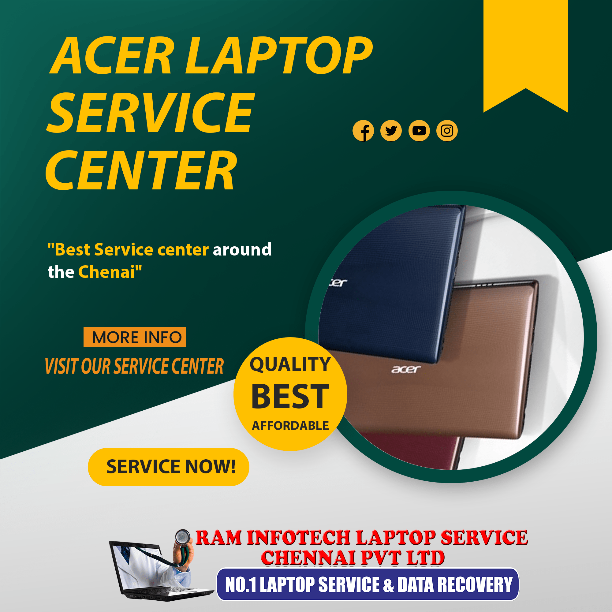 laptop service infotech in chennai